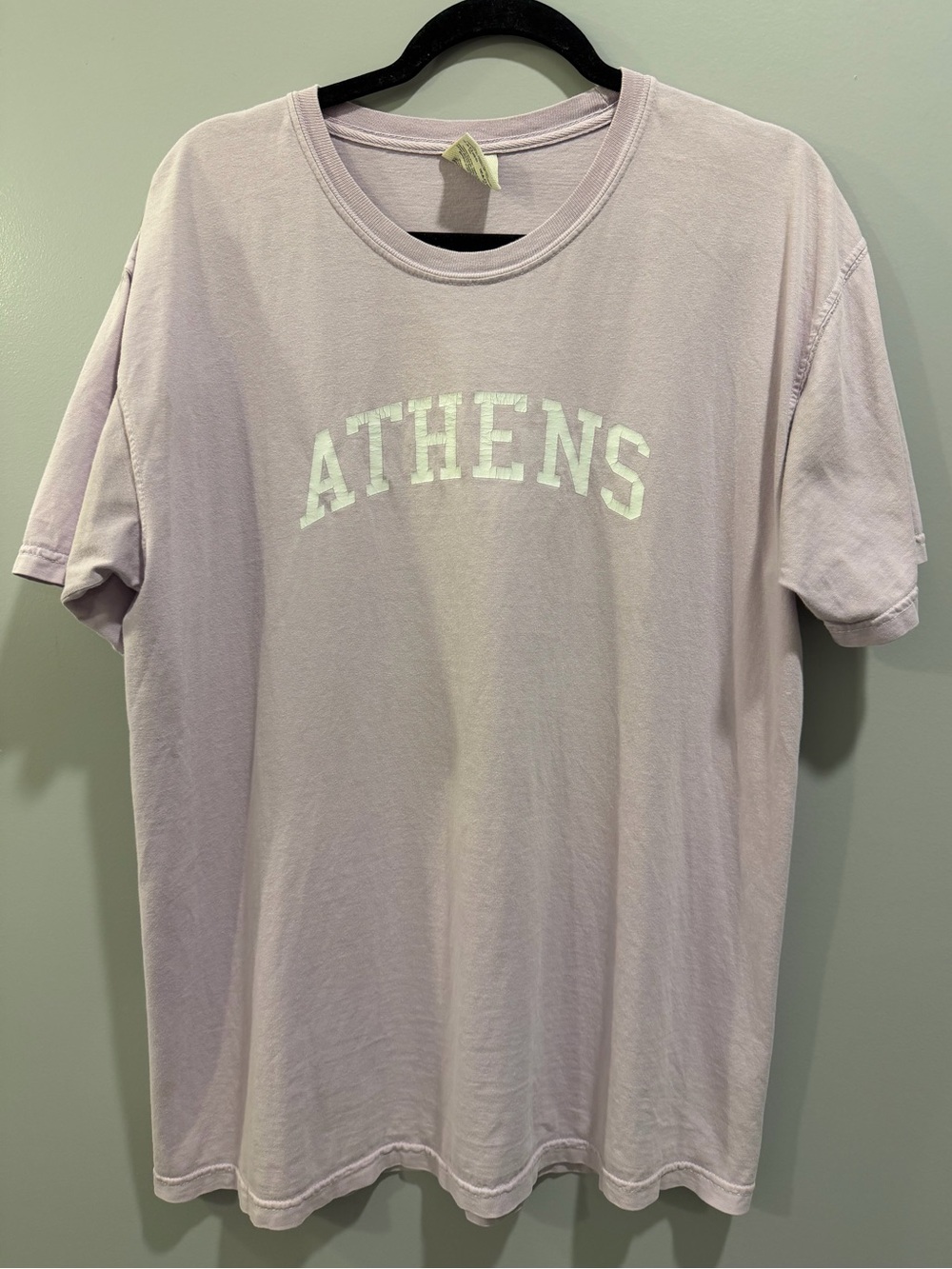 Comfort Colors Athens Georgia Logo Tee Purple Size L